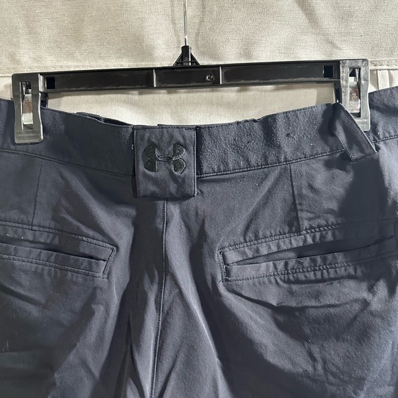 Under Armour Golf Heat Gear Mens 36 Performance Stretch Shorts Black Nylon Blend - Picture 4 of 6